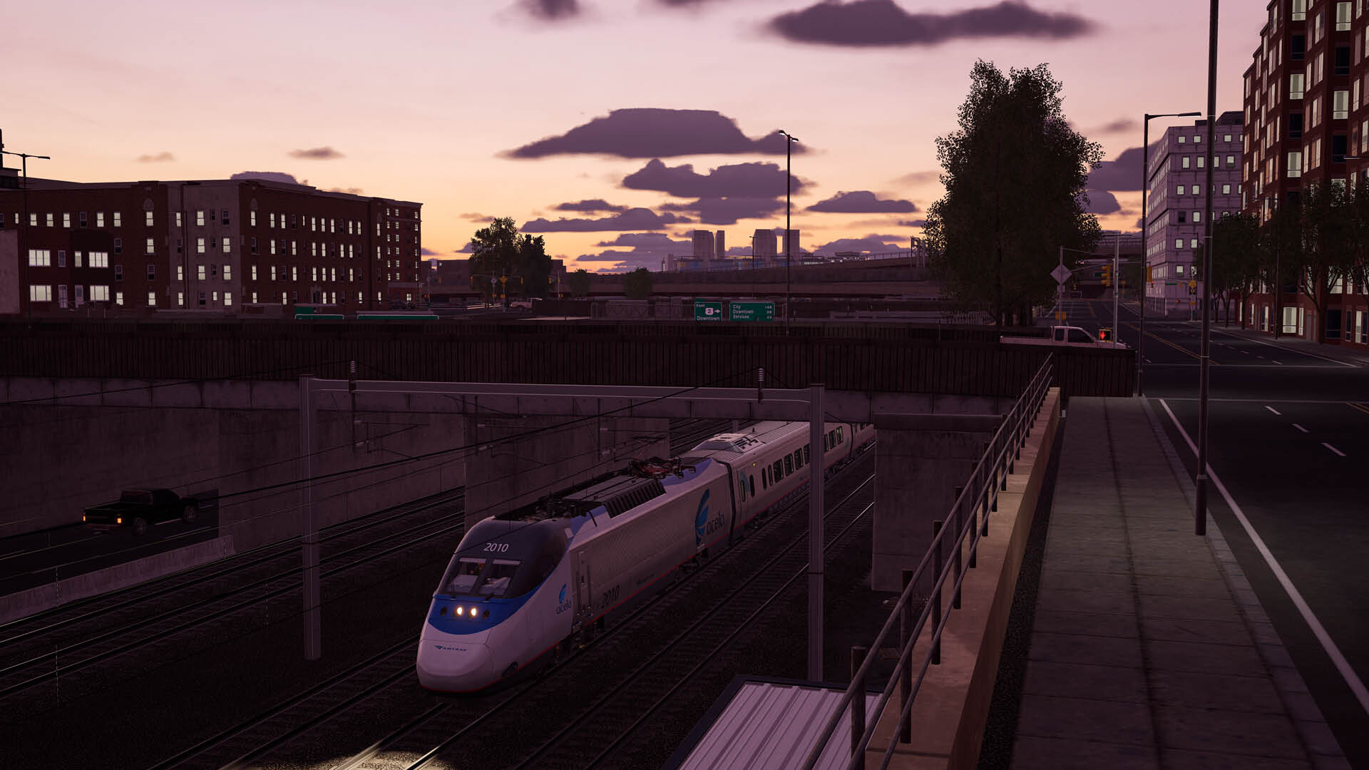 Train Sim World 7: Amtrak's Acela PC gameplay screenshot 9 of 9