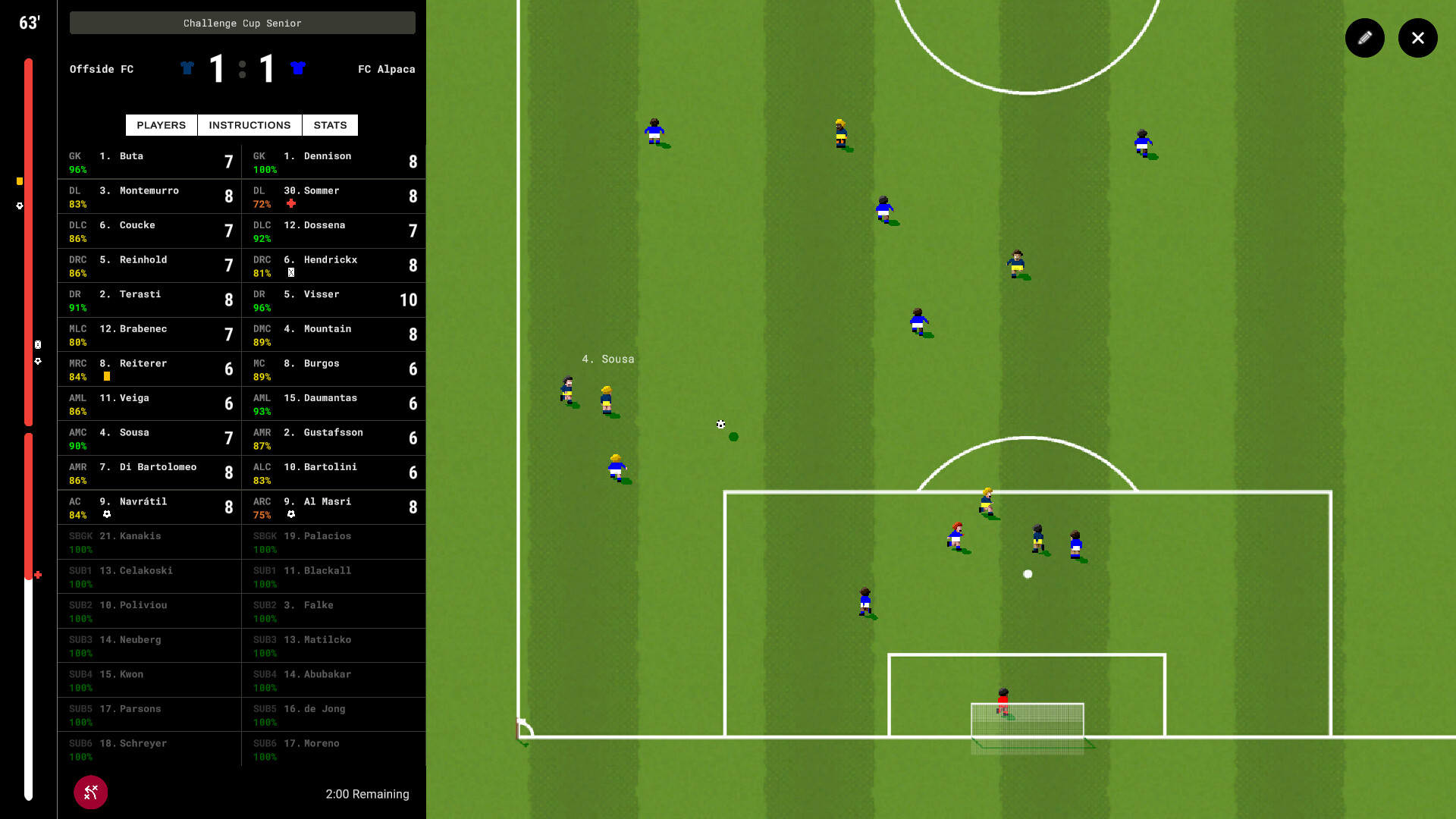 screenshot of 90 Minute Fever - Online Football (Soccer) Manager 2