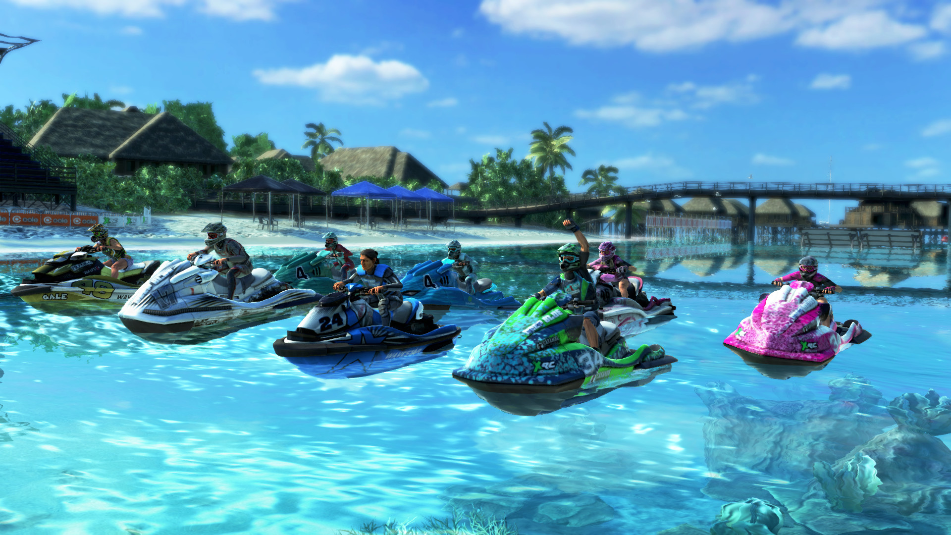 Aqua Moto Racing Utopia screenshot #1