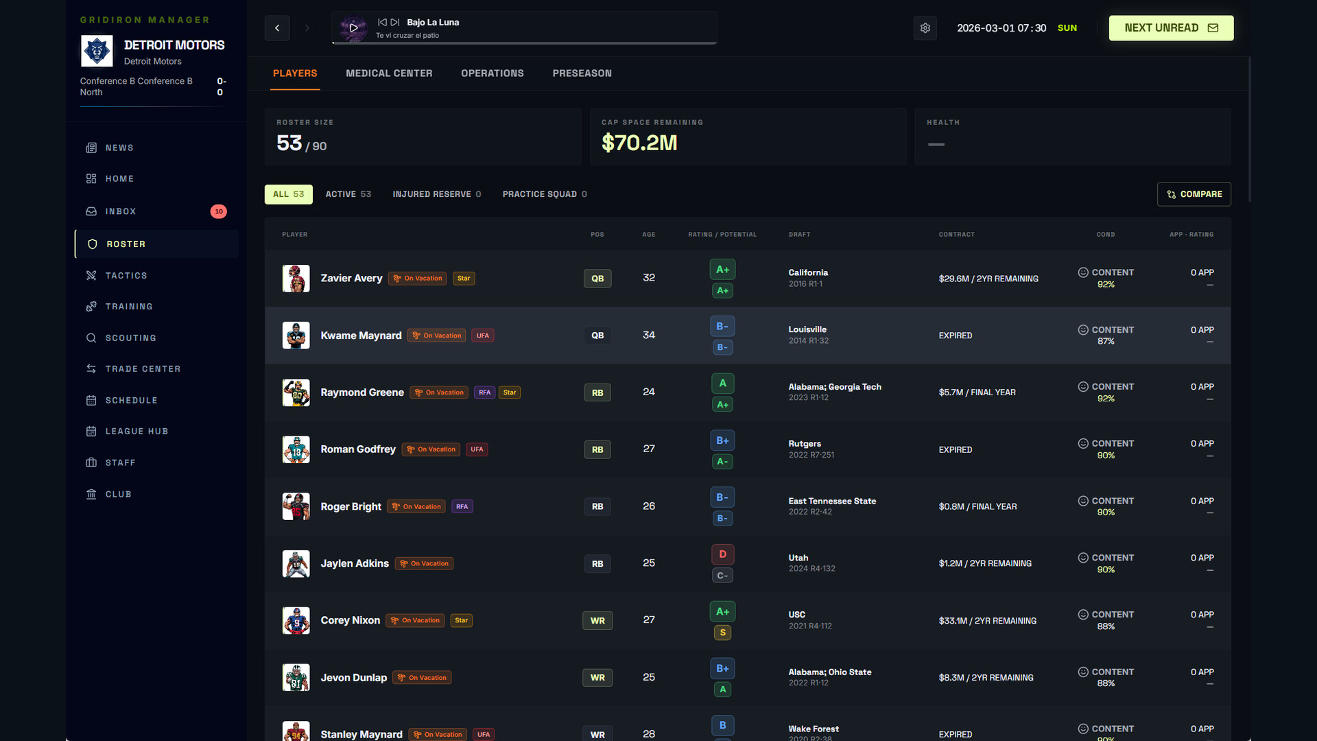 Gridiron Manager 2026 screenshot 3