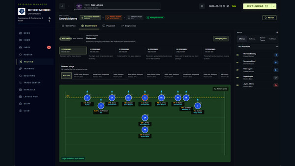 Gridiron Manager 2026 screenshot 1