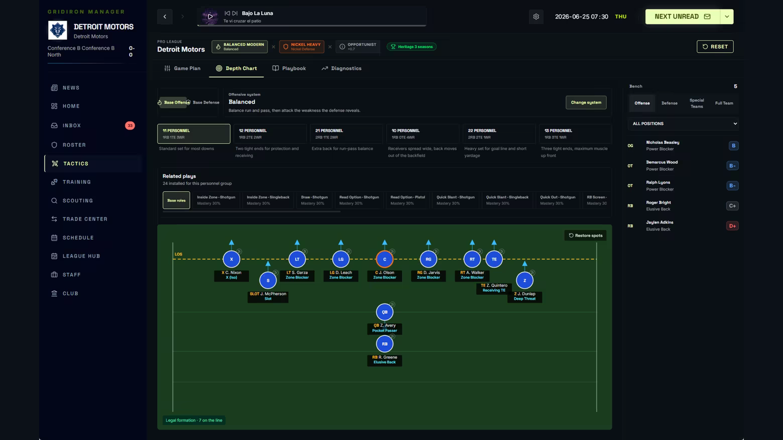 Gridiron Manager 2026 screenshot 3
