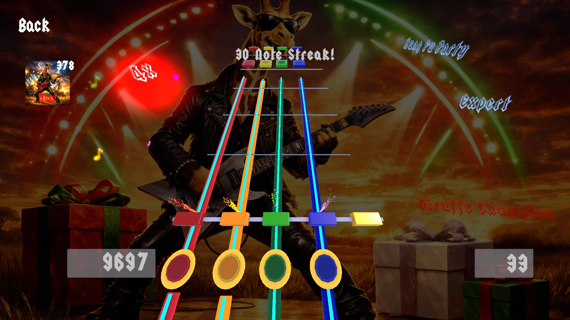 Giraffe Champion: The Rock Music Game screenshot 7