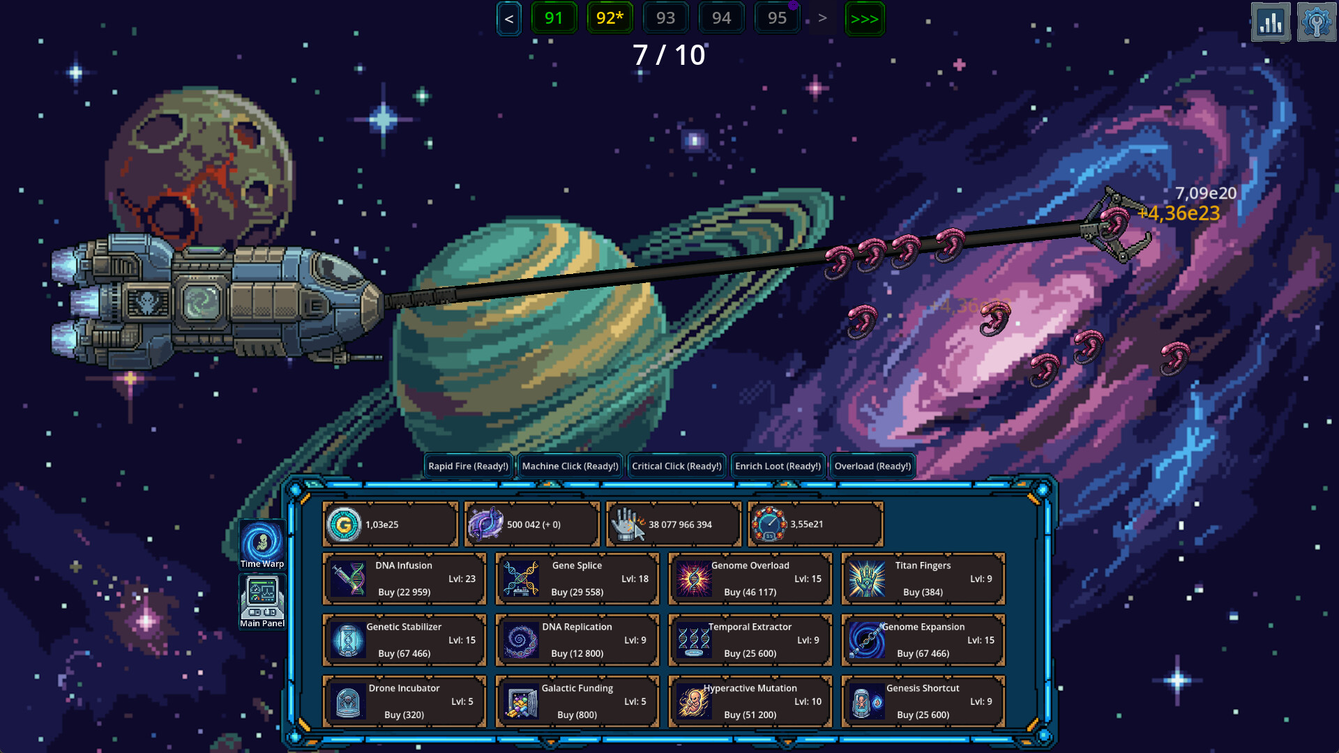 Space Fetus Attack Idle Clicker screenshot #5
