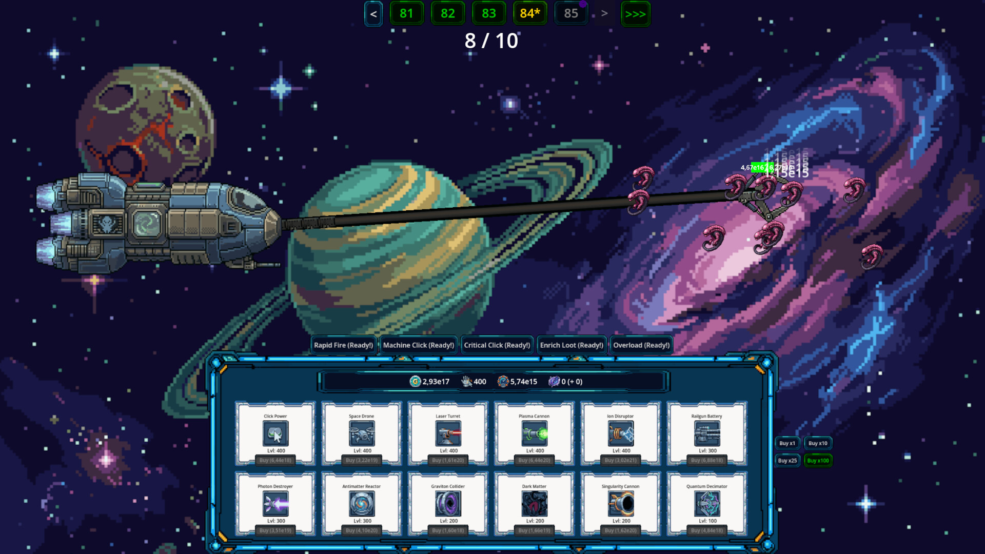 Space Fetus Attack Idle Clicker – Screenshot 5