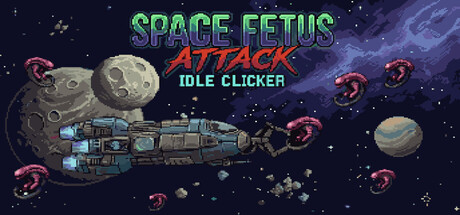Space Fetus Attack Idle Clicker header art