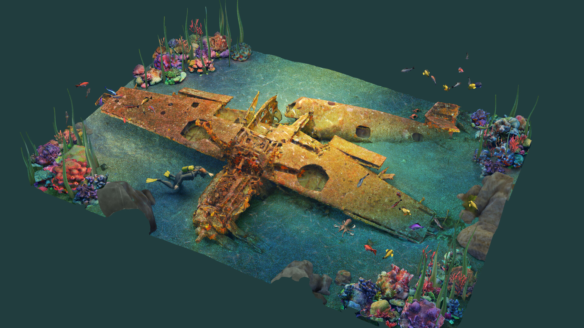 Puzzling Places - Summer Dive Featured Screenshot #1