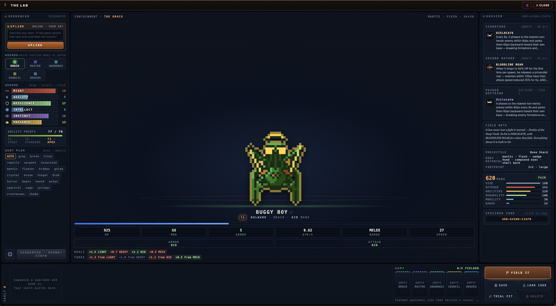 ARB: Alien Races Battle screenshot