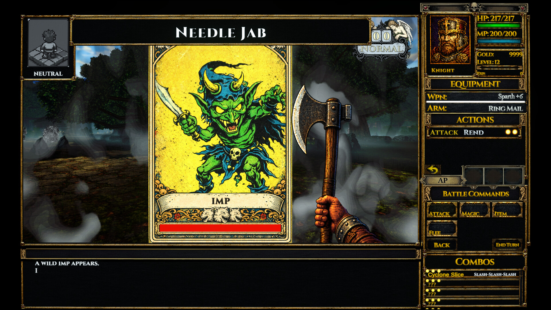 Screenshot of A Knight's Fury - The Vaults of Venom