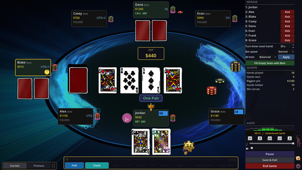 Hold'em Fold'em Poker screenshot 4