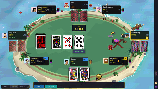 Hold'em Fold'em Poker screenshot 1