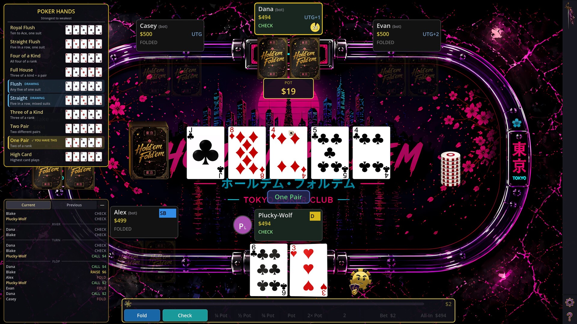 Hold'em Fold'em Poker screenshot 1