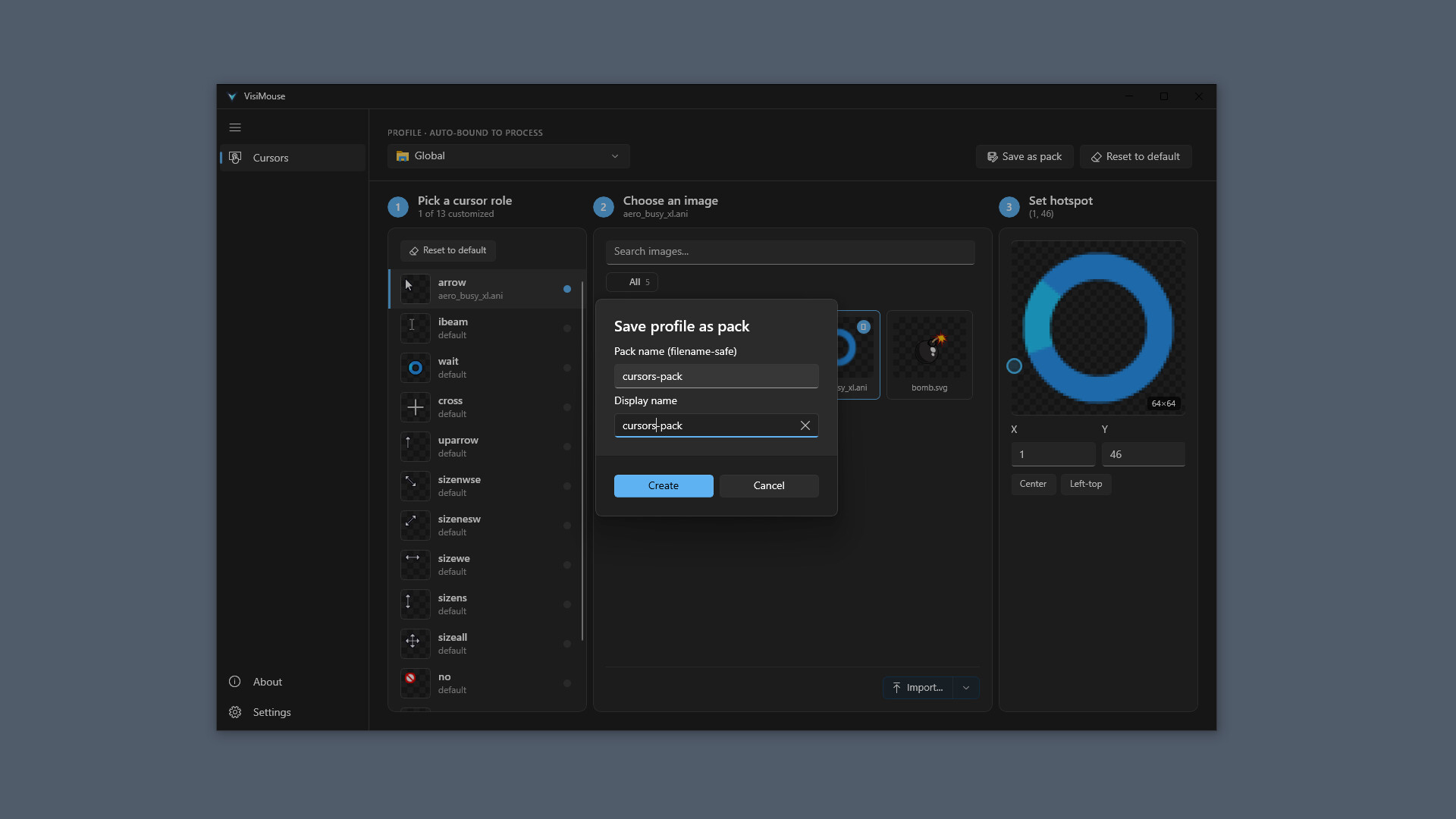 VisiMouse screenshot 3