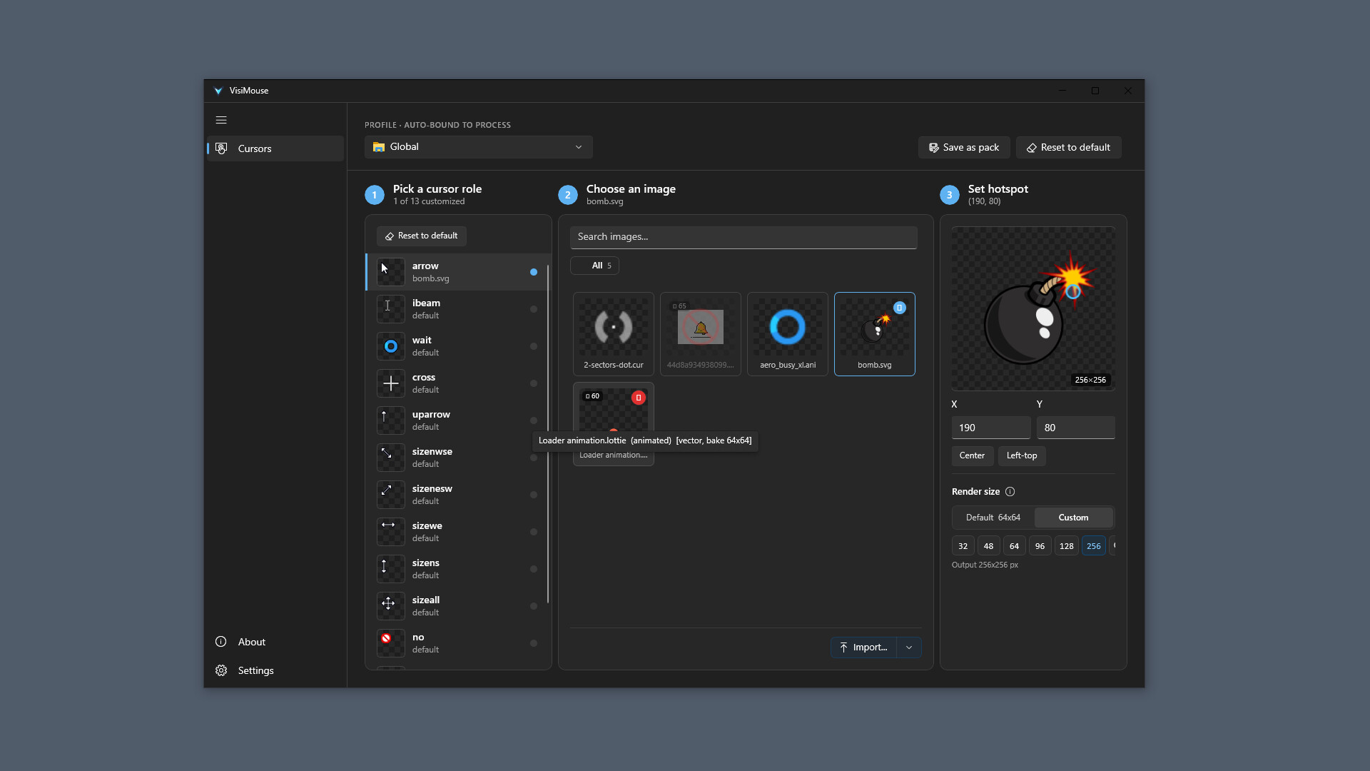 VisiMouse screenshot 2