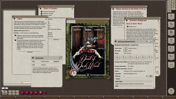 Fantasy Grounds - 5E: Devil of Dark Wood