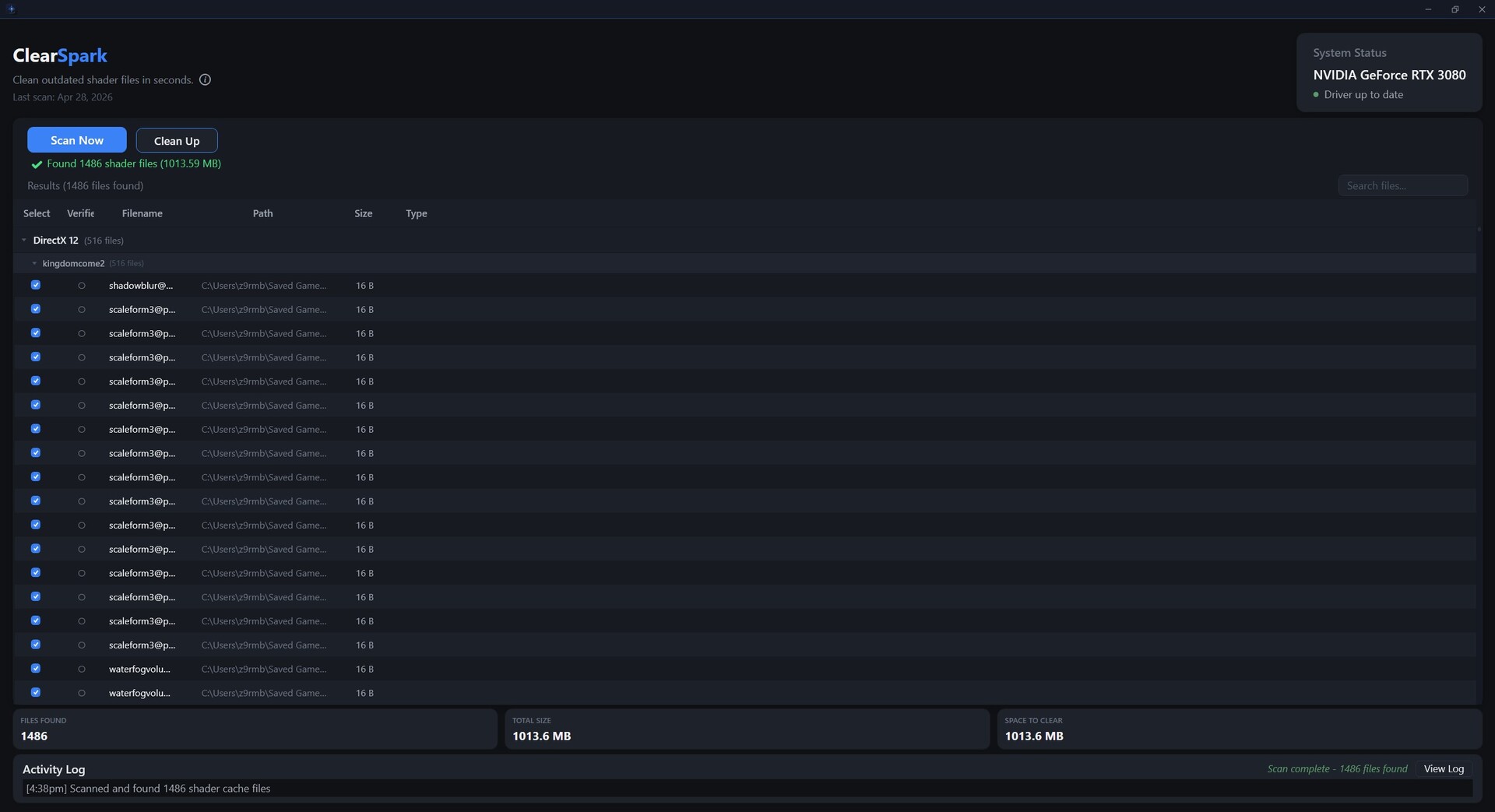 ClearSpark screenshot 2