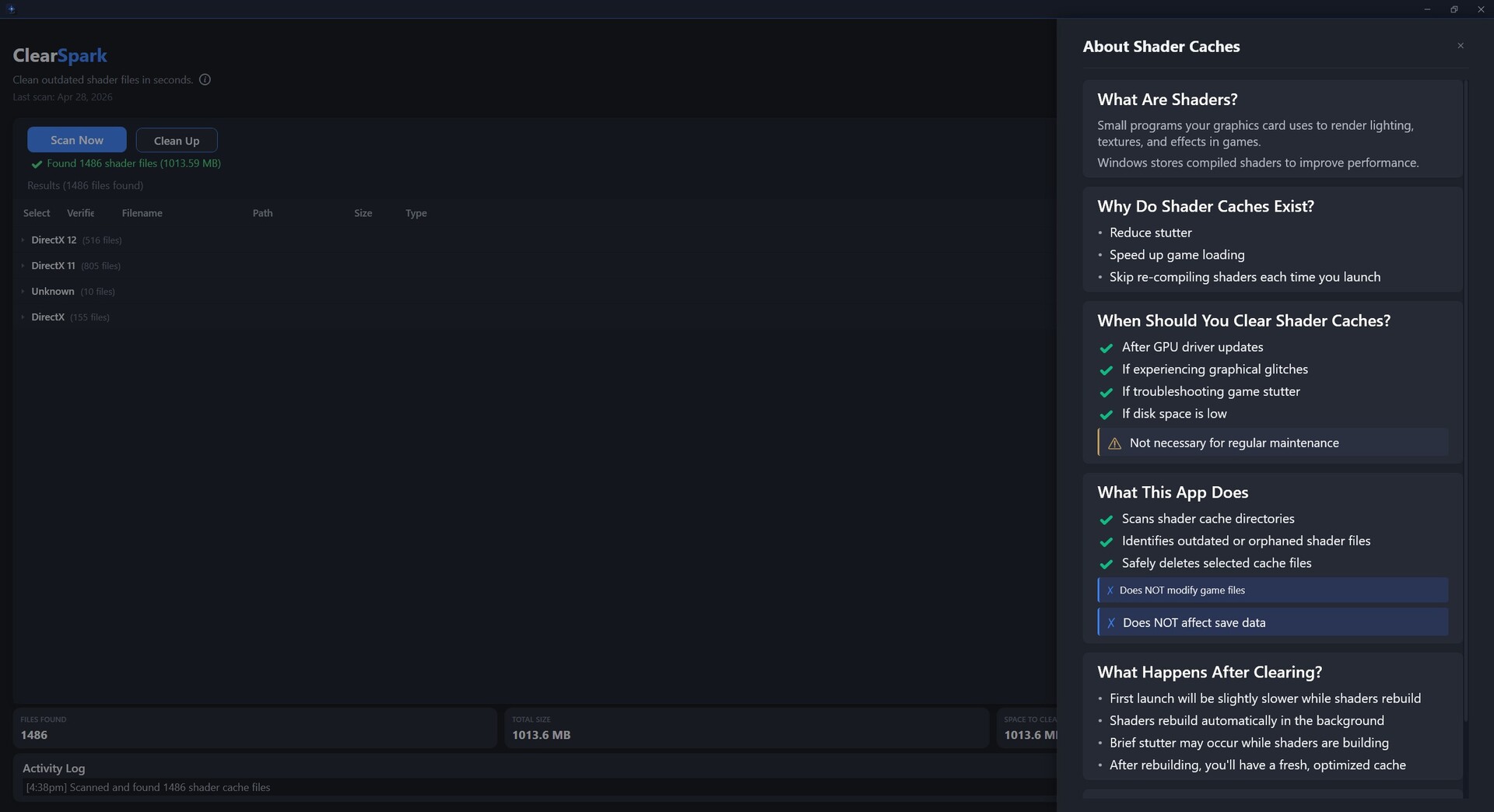 ClearSpark screenshot 3