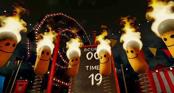 Screenshot z NVIDIA® VR Funhouse