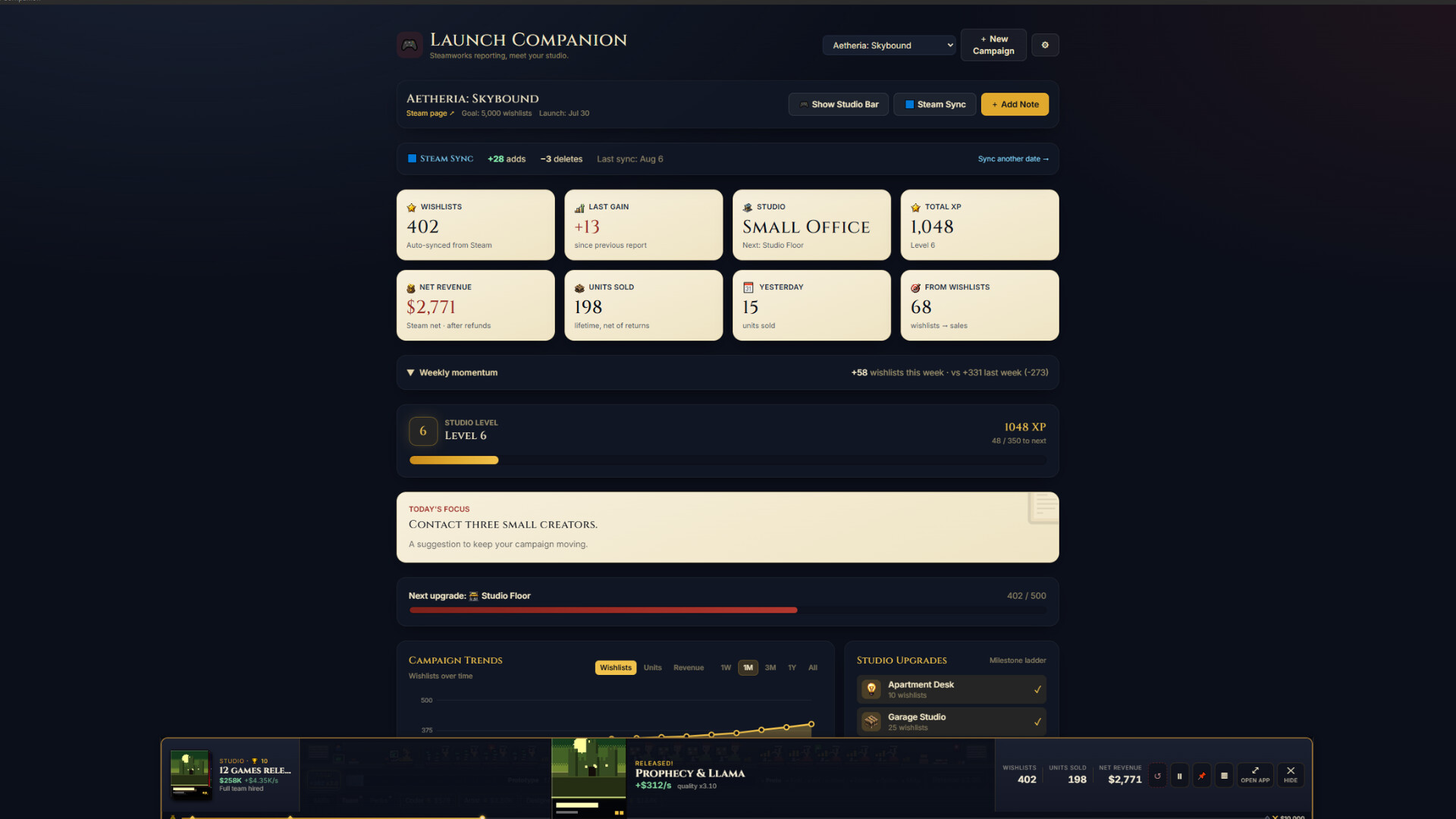 Launch Companion screenshot 1