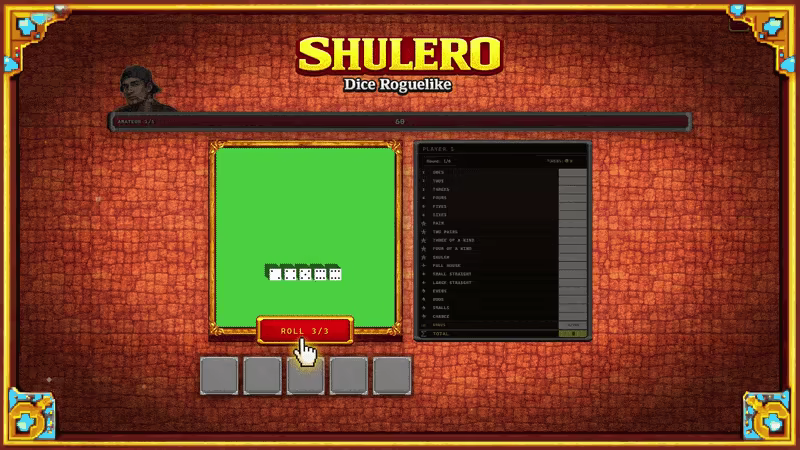 SHULERO – Dice Roguelike video 1