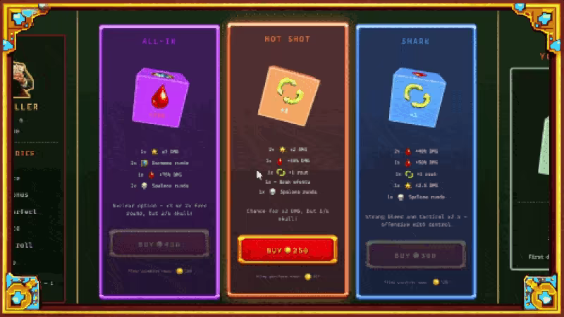SHULERO – Dice Roguelike video 2