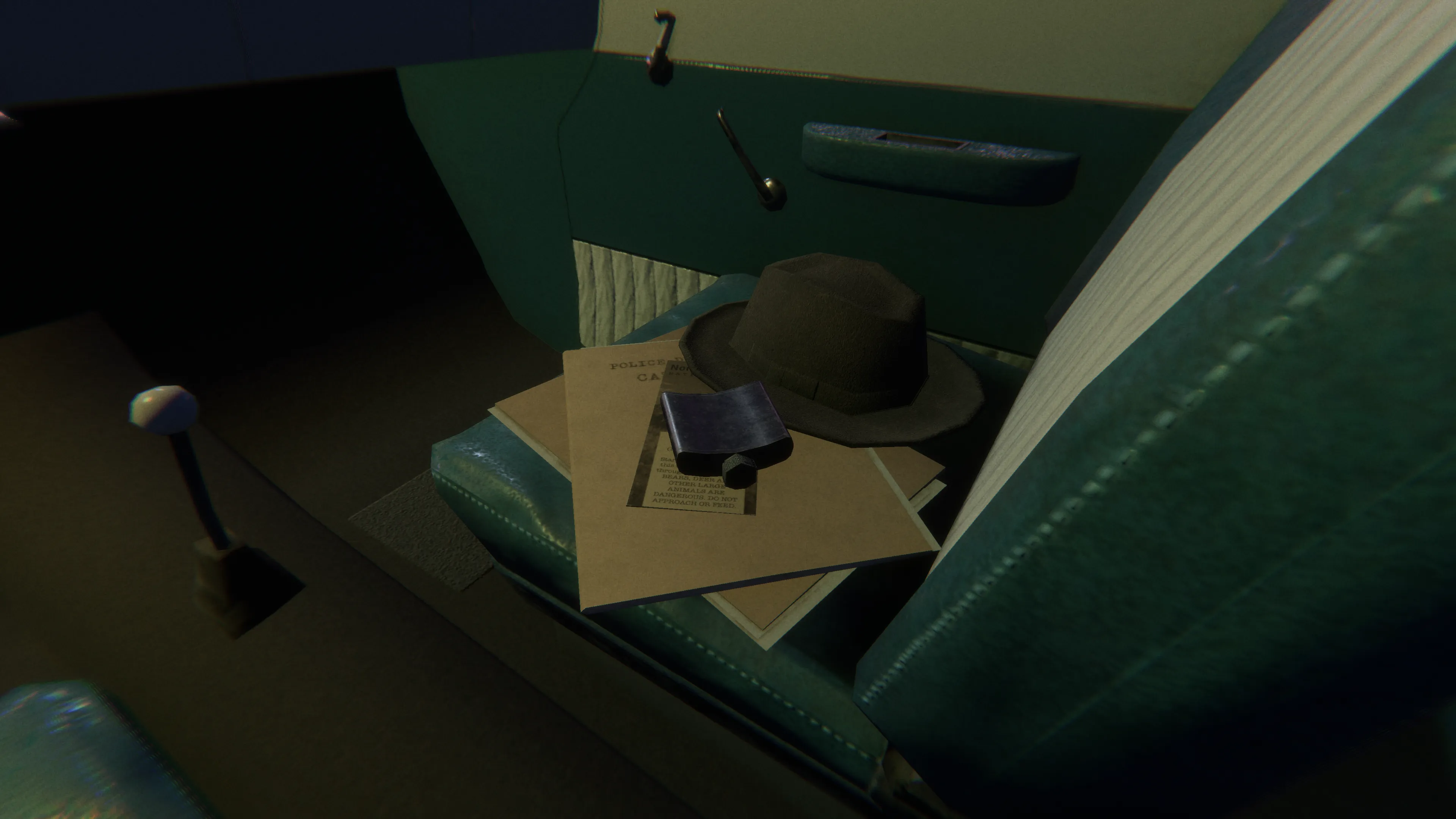 A pile of detective equipment