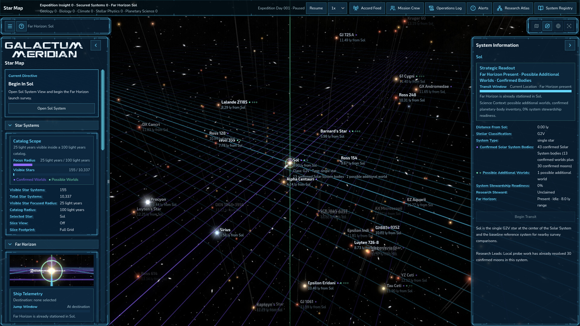 Galactum Meridian screenshot