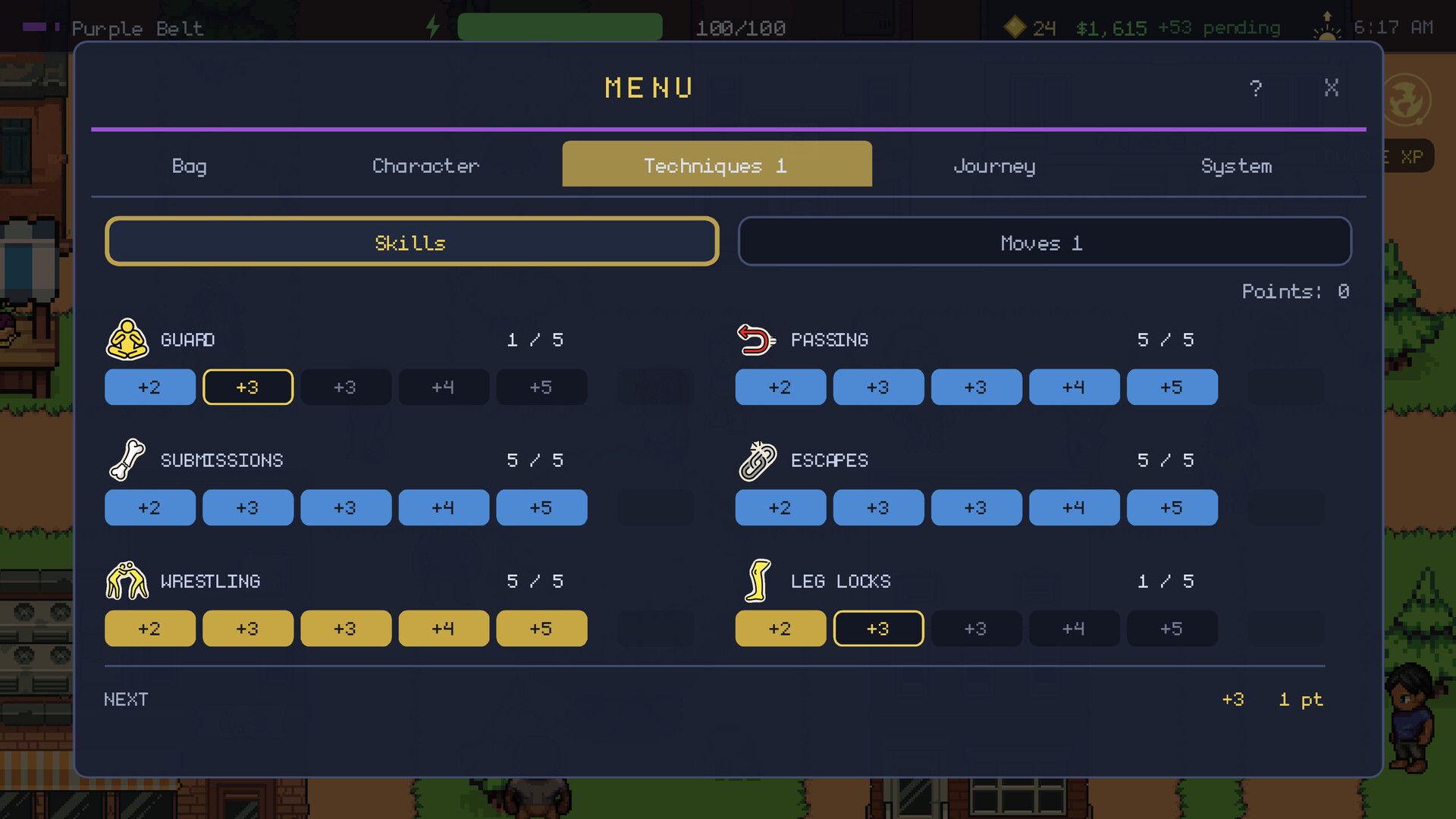 Submission Saga: The Jiu Jitsu RPG screenshot 14