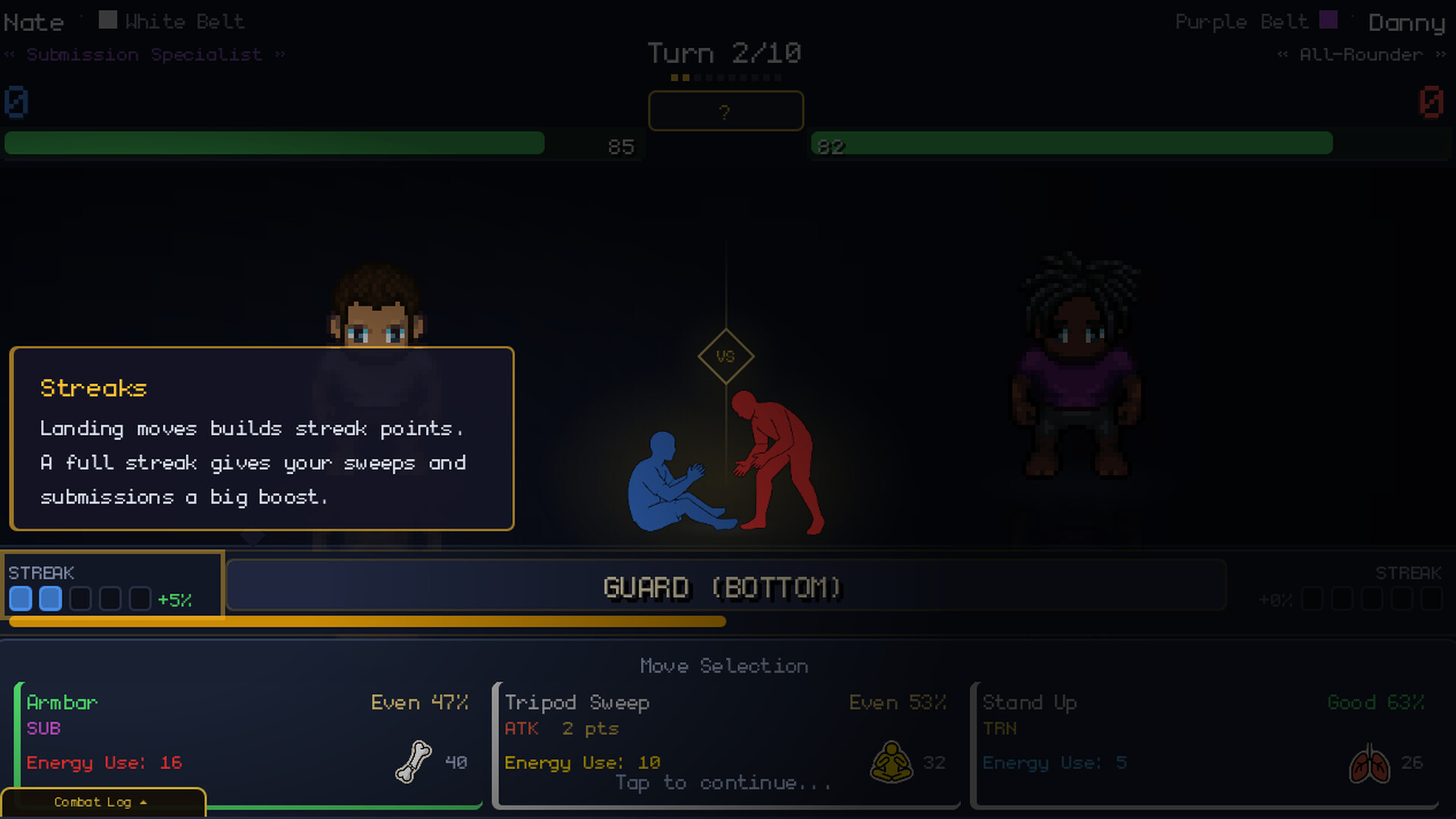 Submission Saga: The Jiu Jitsu RPG screenshot 20