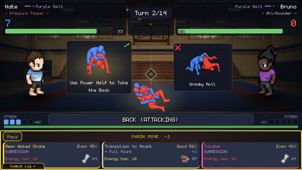 Скриншот 7 из Submission Saga: The Jiu Jitsu RPG