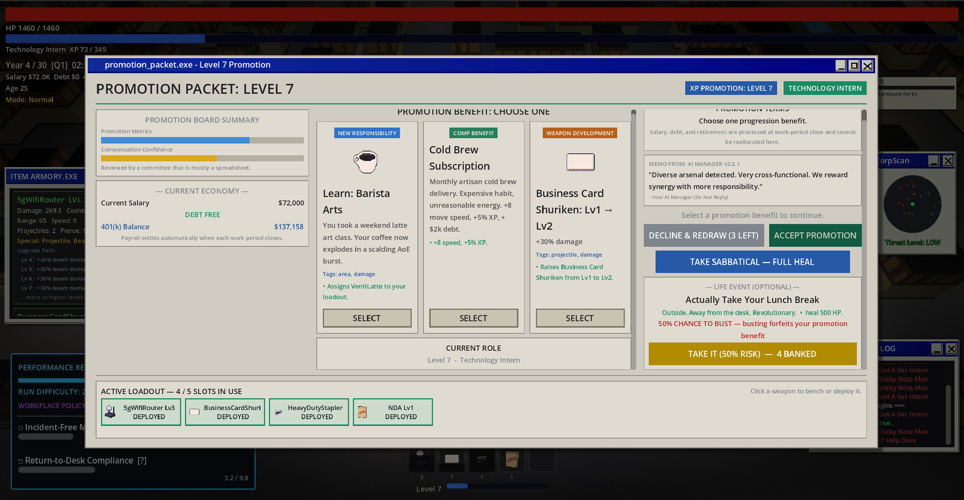 Performance Review: Survivor screenshot 2