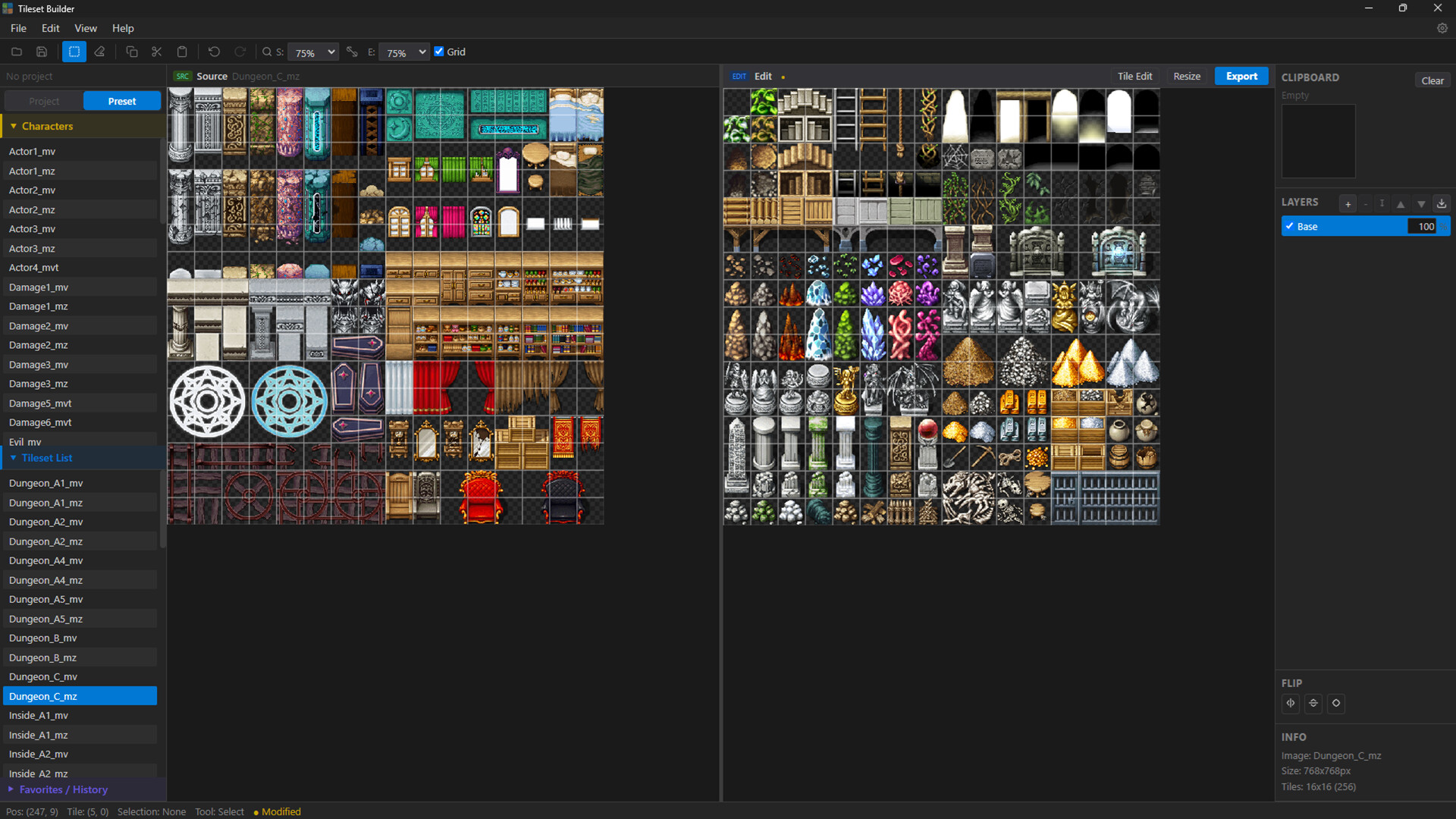 RPG Maker MZ - Tileset Builder Featured Screenshot #1