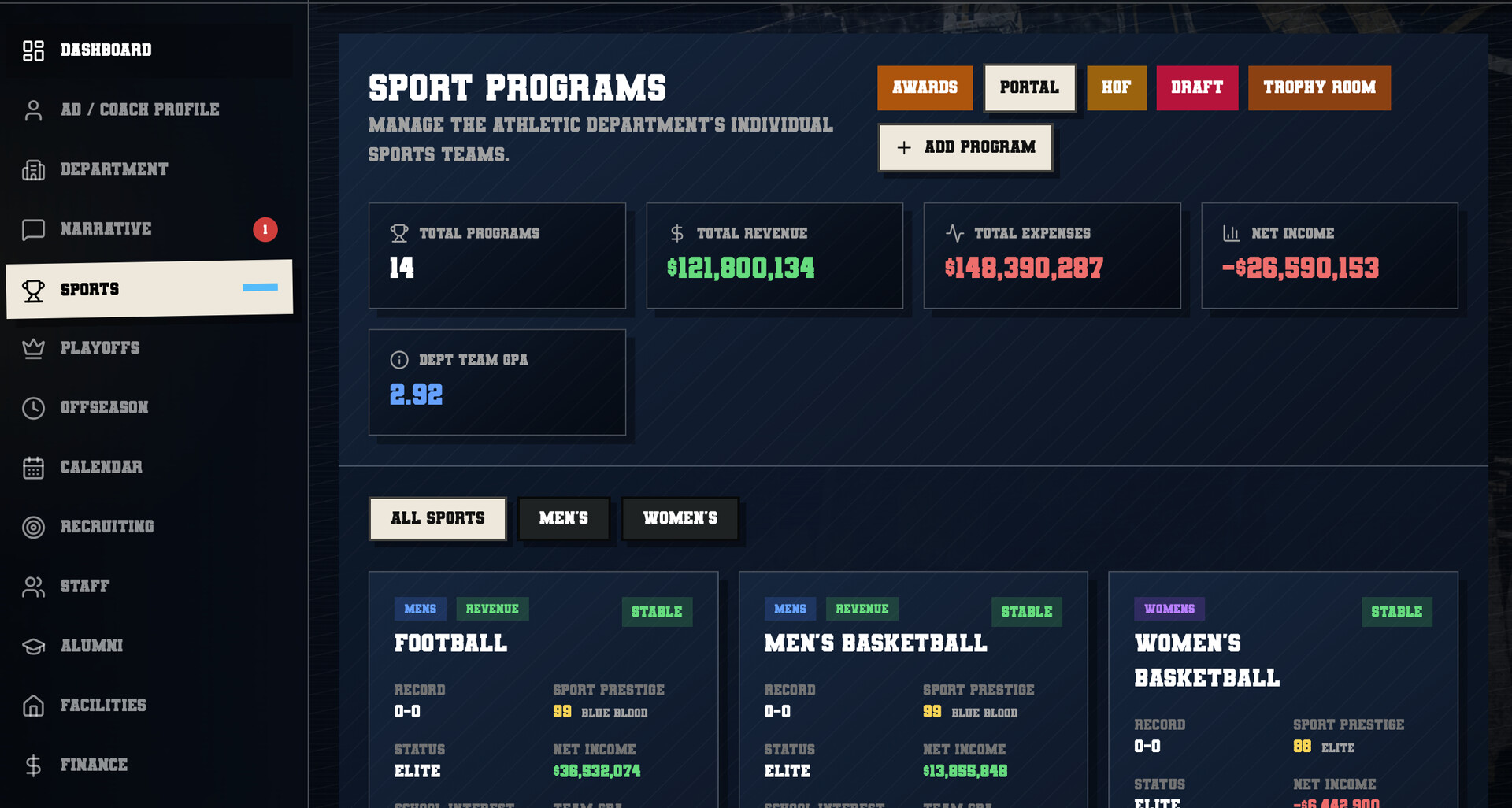Coastal Summit Sports: College Athletics 27 screenshot 3