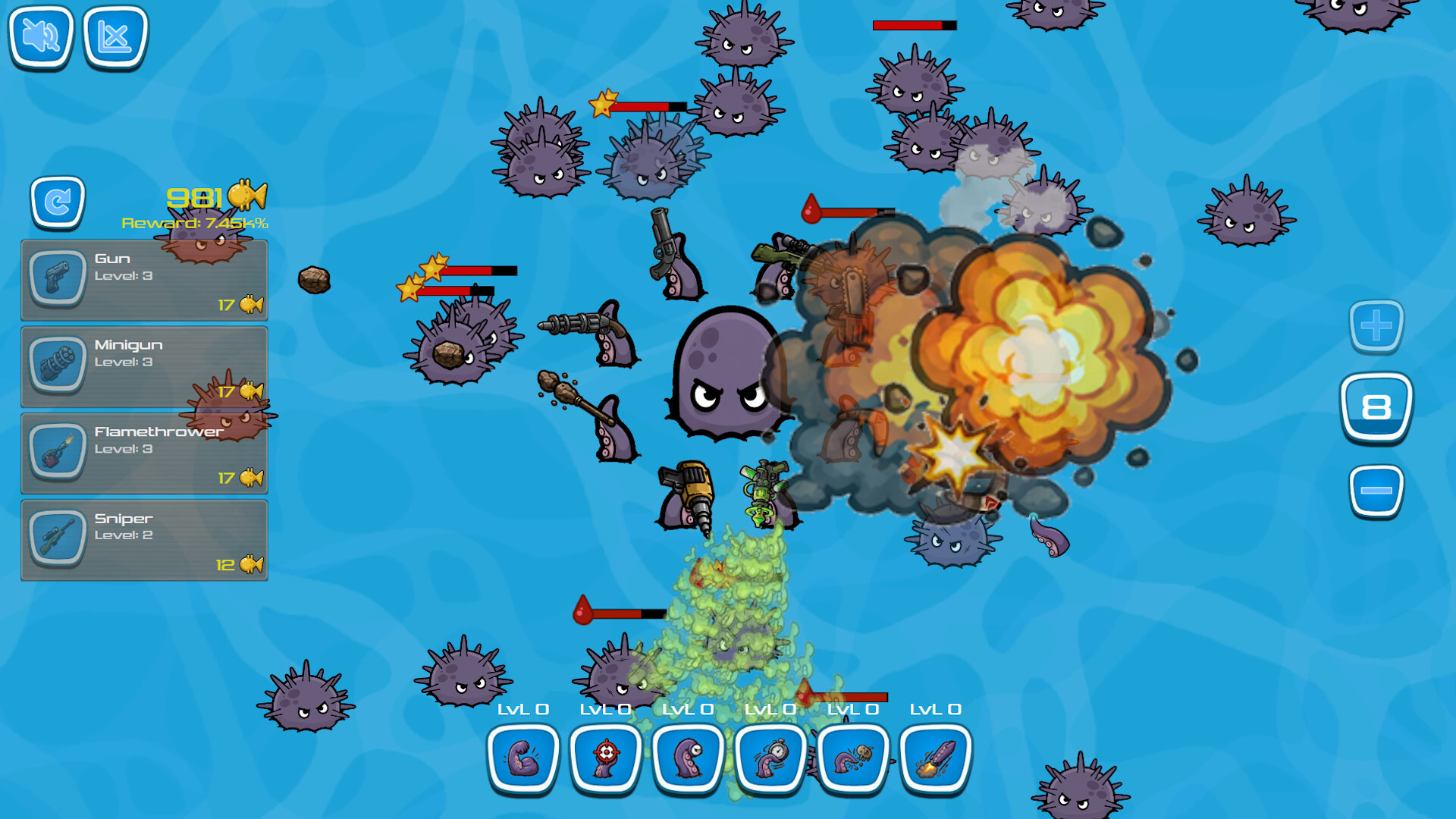 Octogun - Idle screenshot 2