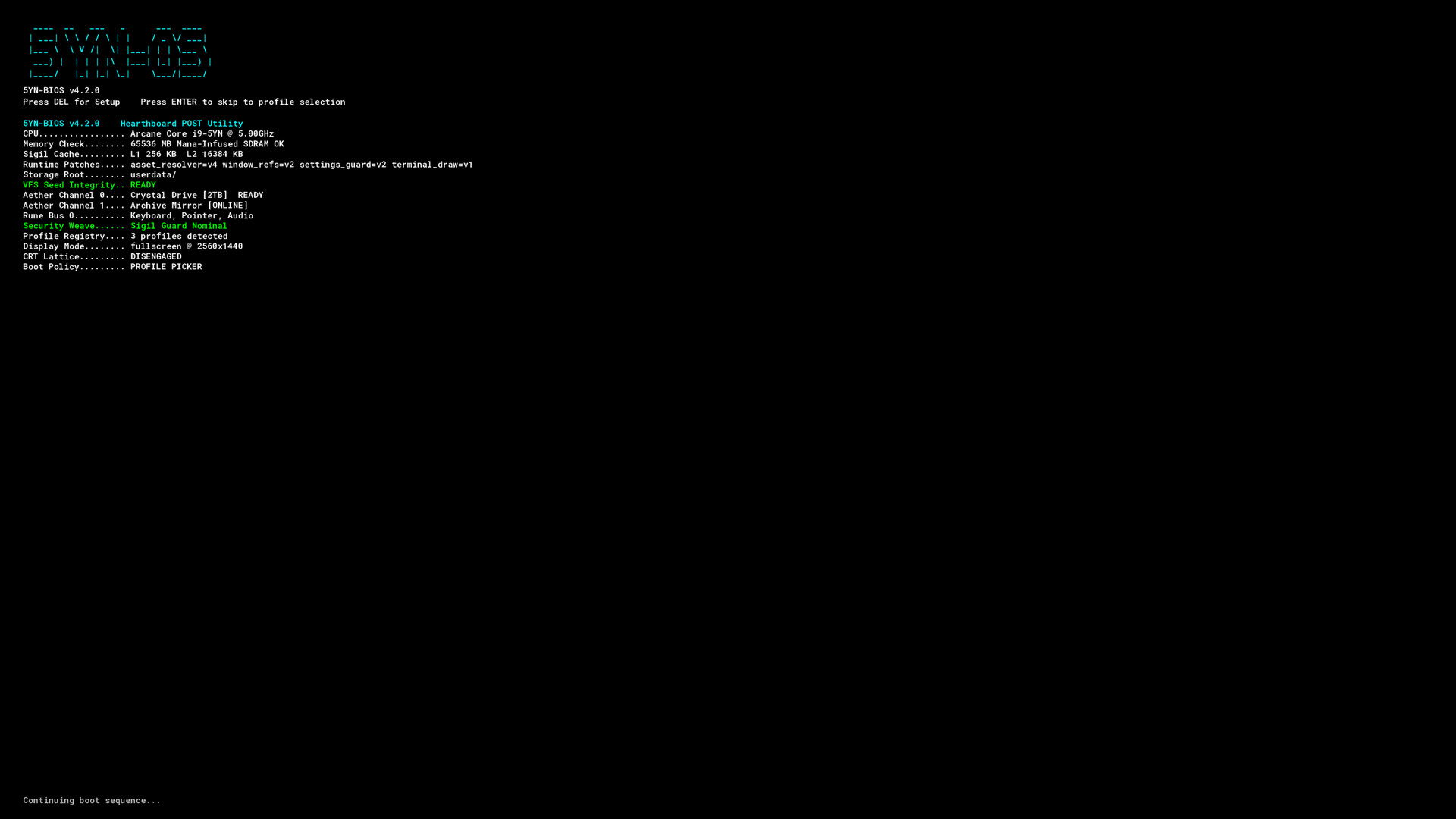 5YN-OS Featured Screenshot #1