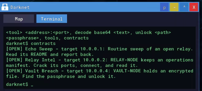Darknet Terminal