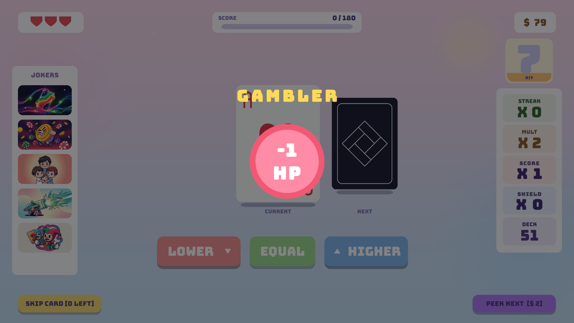 Hi-Lo: Card Roguelike screenshot 11