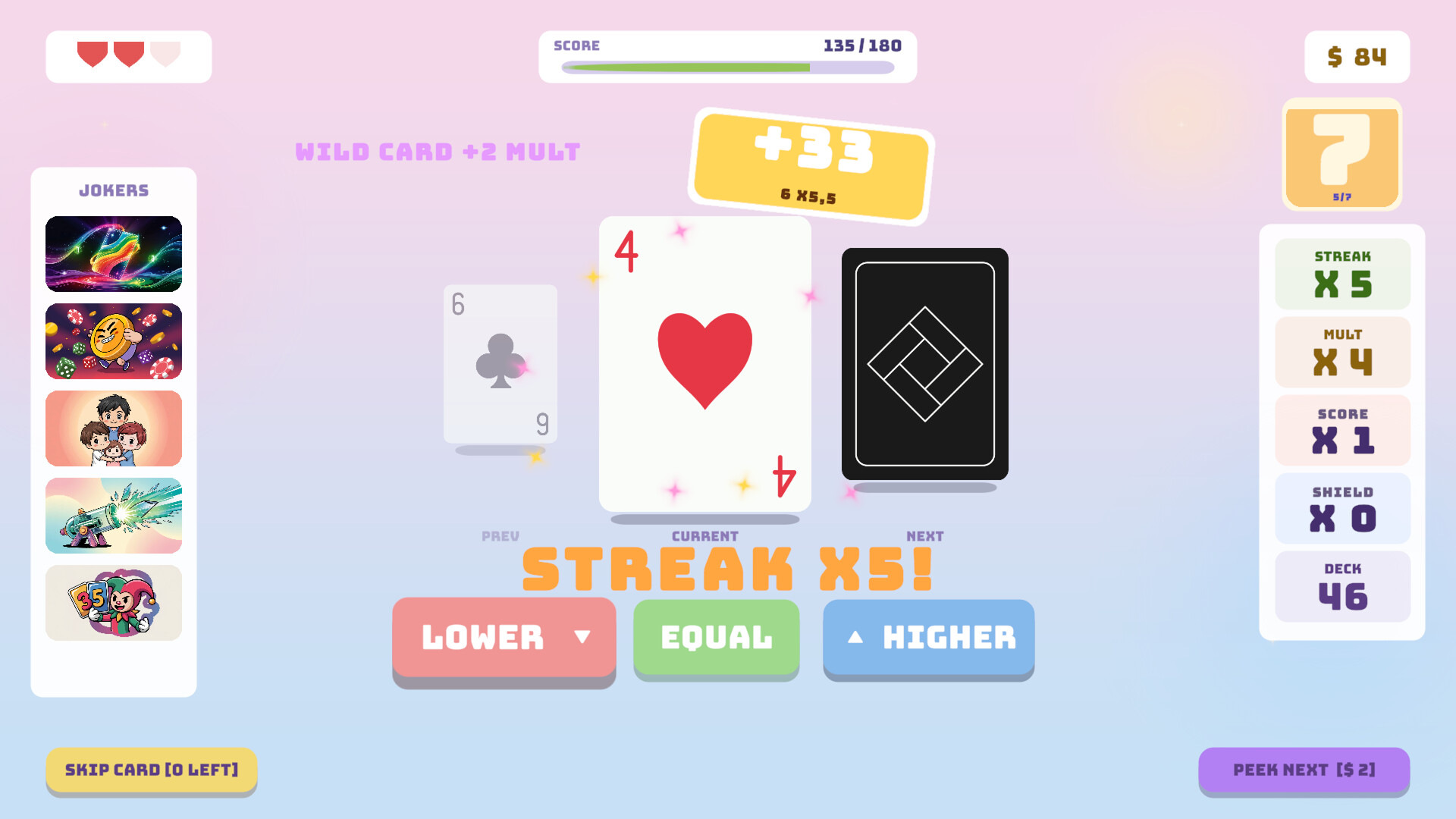 Hi-Lo: Card Roguelike screenshot 8