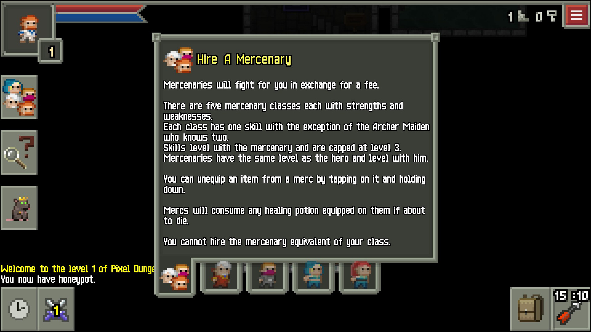 Skillful Pixel Dungeon screenshot 2