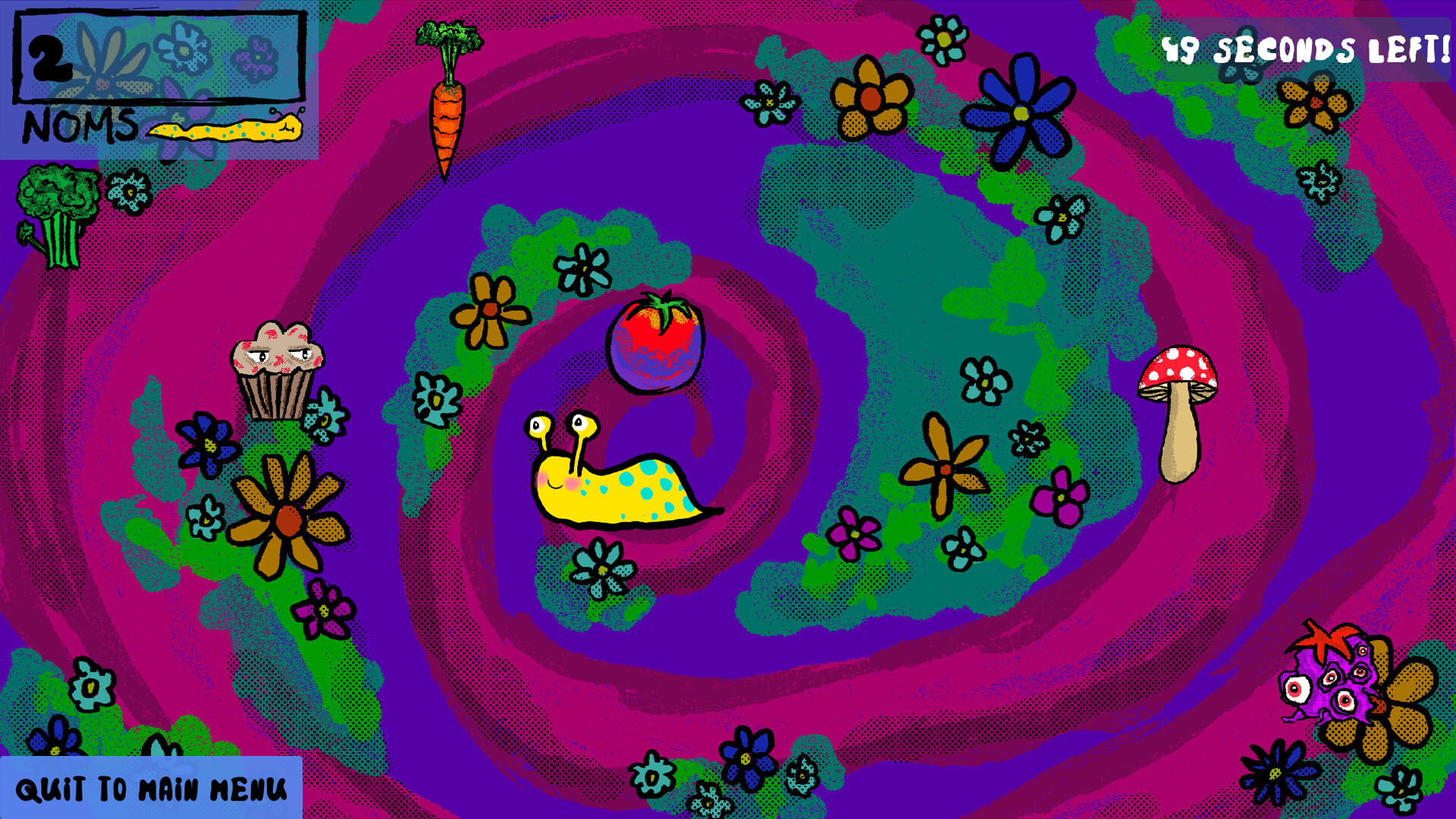 Sluggy Nom Nom screenshot #1