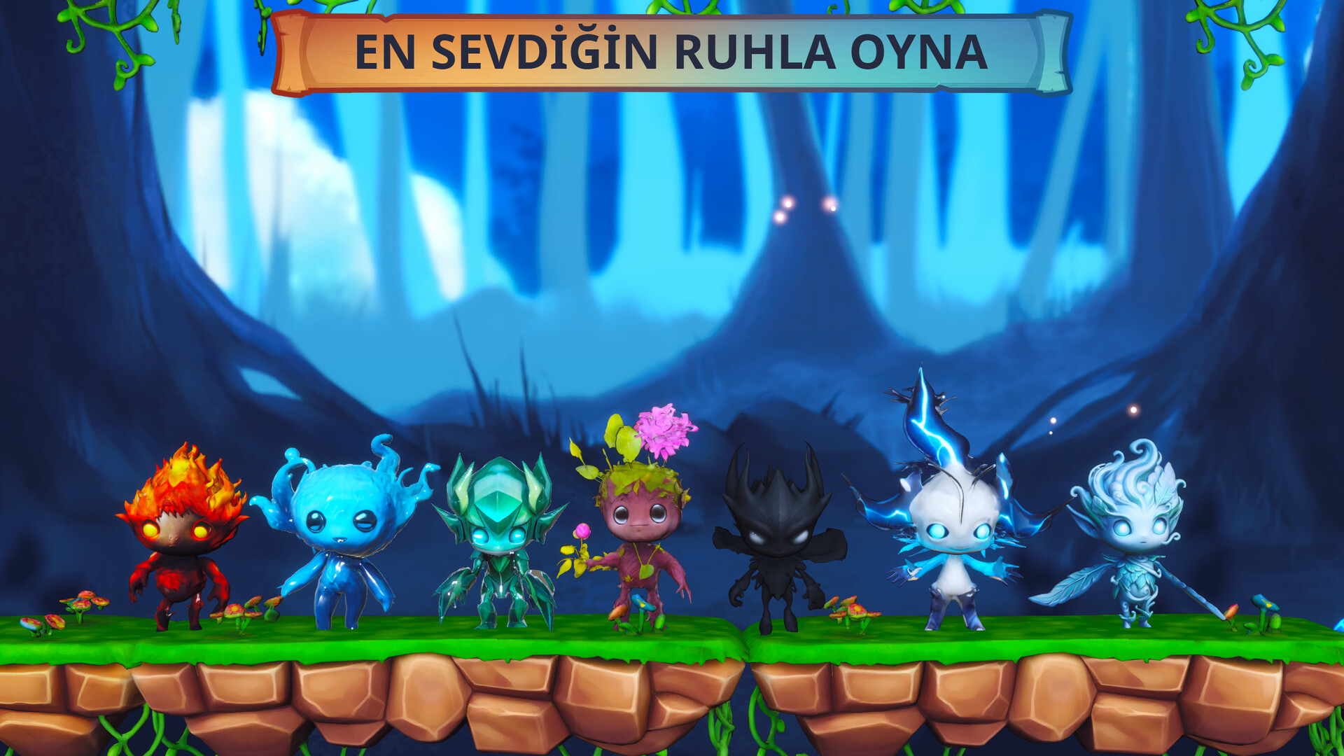 Ateş ve Su: Orman Ruhları screenshot 1