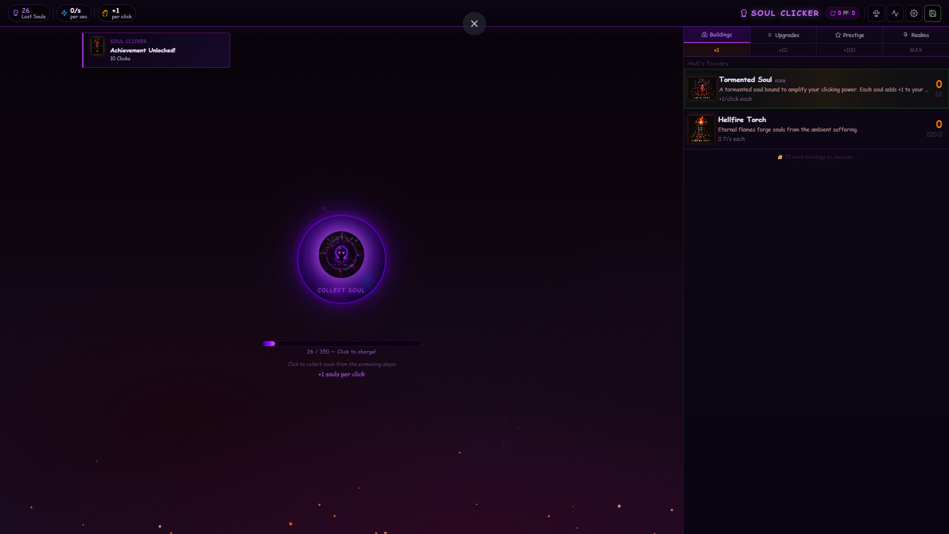 Soul Clicker Featured Screenshot #1