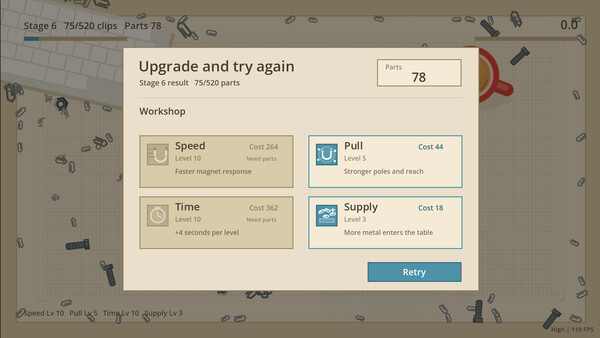 Pull Factor Screenshot