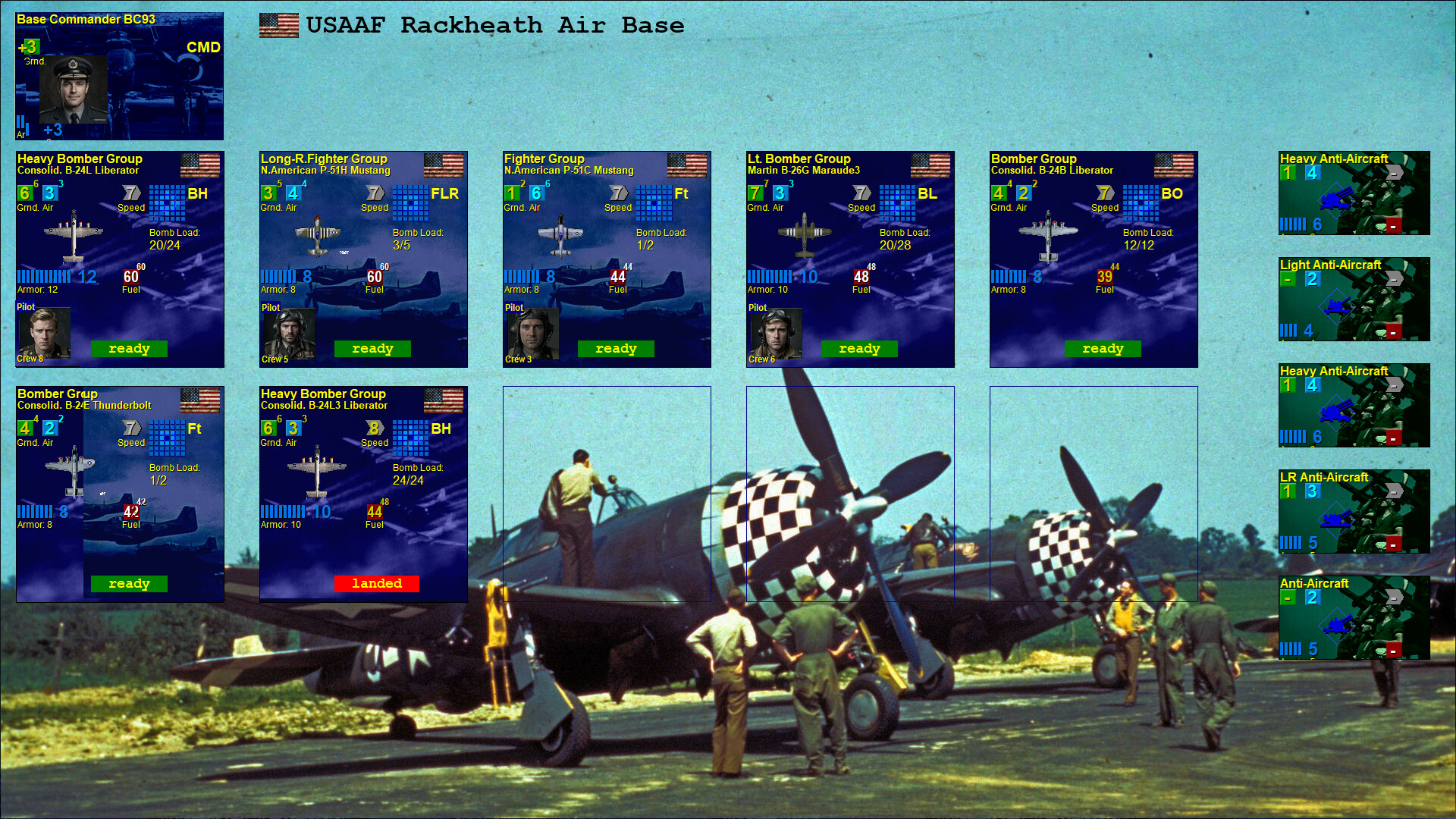 Air War General - WW2 Air Force Wargame screenshot #2