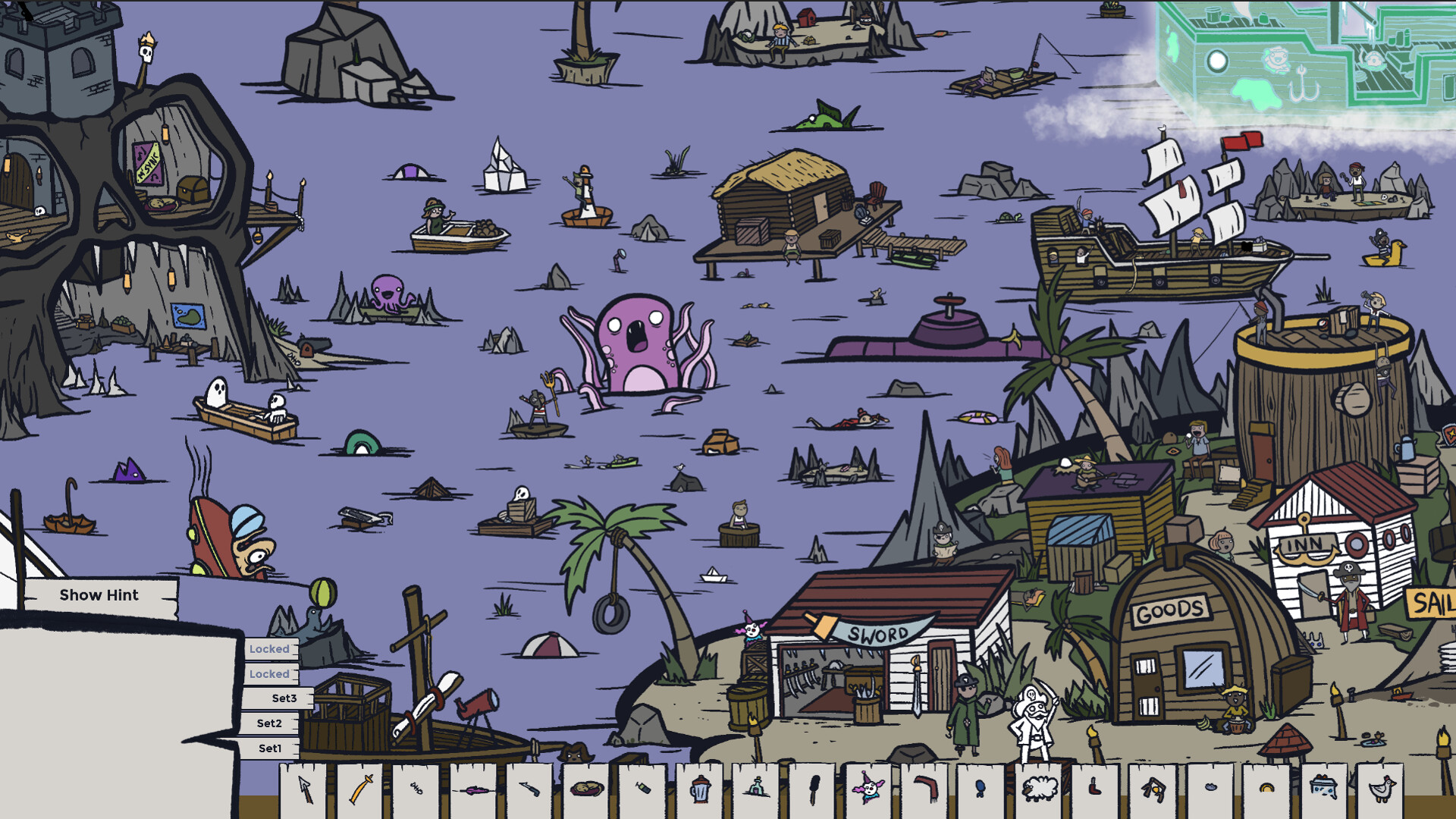 Of Nooks and Nonsense: A Pirate Hidden Object Game