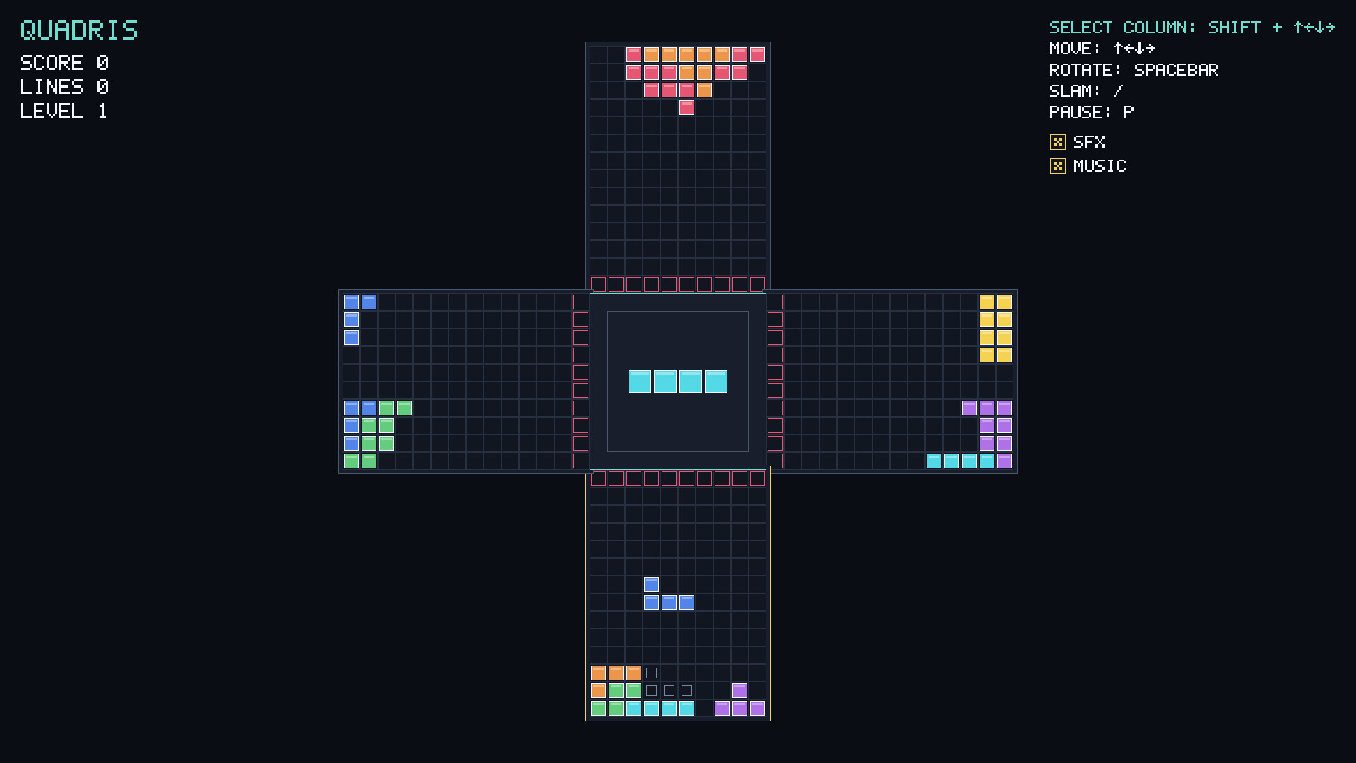 Quadris screenshot 2