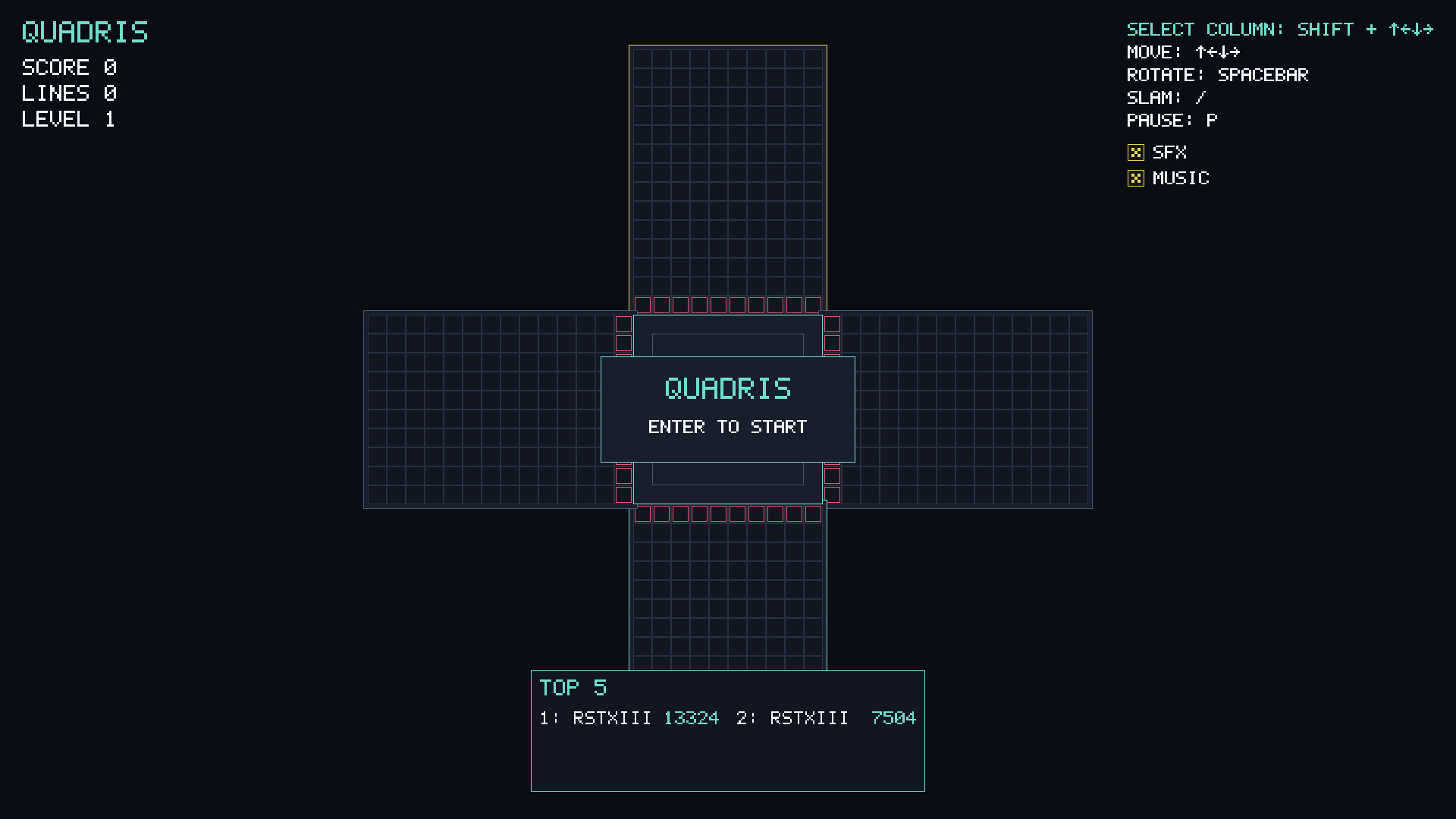 Quadris screenshot 5
