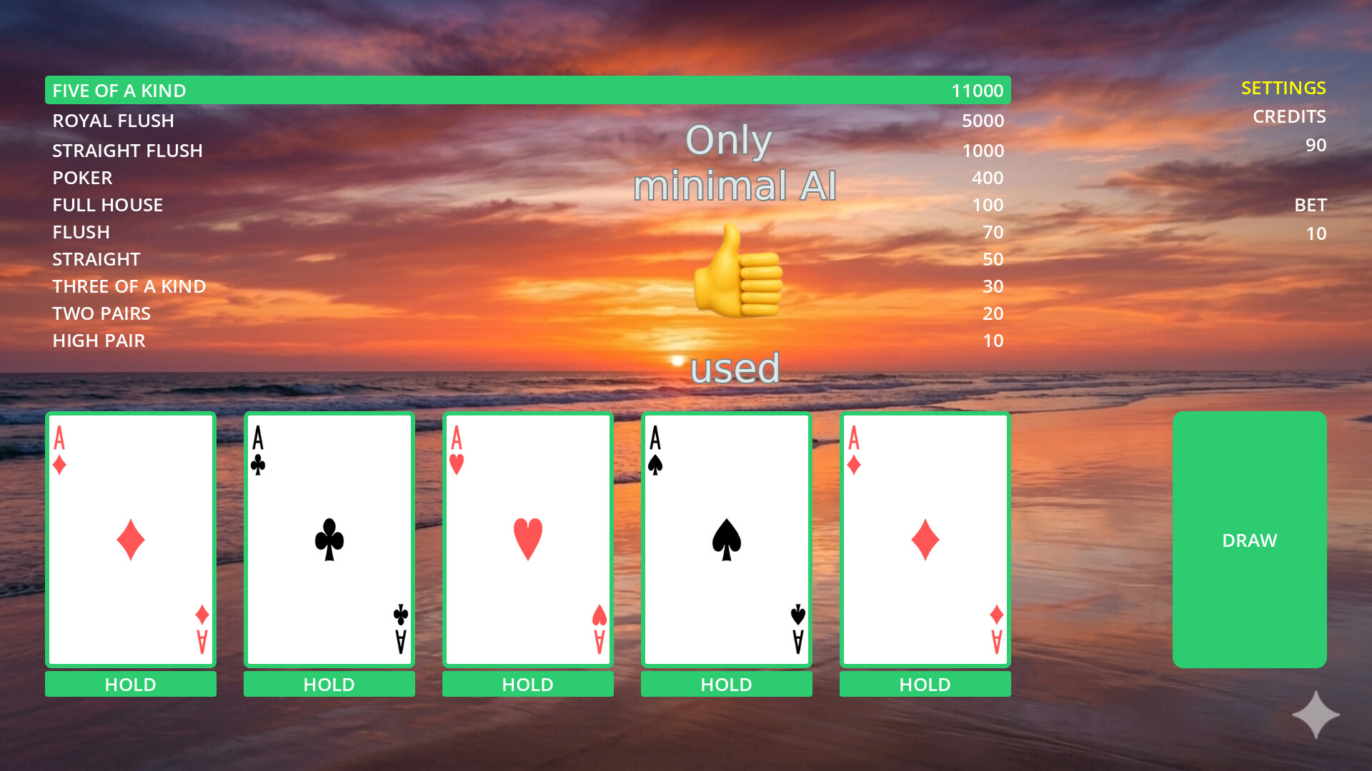 Poker Double or Nothing screenshot 6