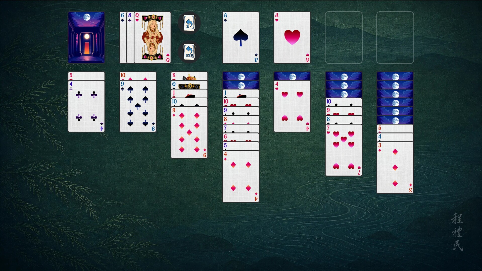 Captura 4 de Deck-A-Doodle Solitaire