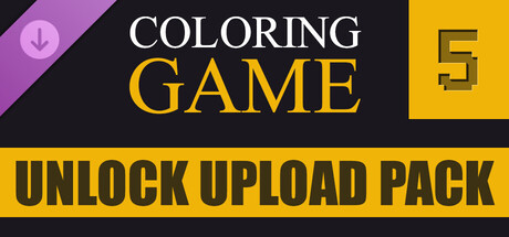 Coloring Game 5 - Unlock Upload Pack Banner